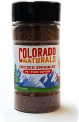 Colorado Naturals Chicken Sprinklez Dry Dog Food Topper, 3.4-oz jar