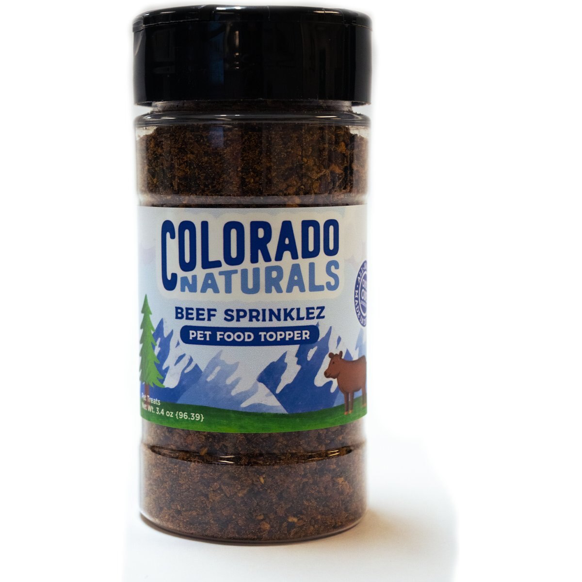 Colorado Naturals Beef Sprinklez Dry Dog Food Topper, 3.4-oz jar