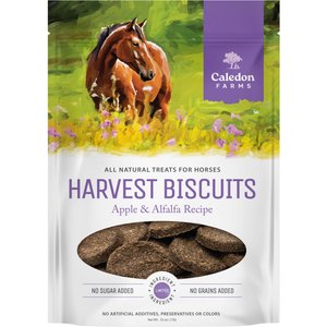 Caledon Farms Harvest Biscuits Apple & Alfalfa Recipe Horse Treats, 32-oz bag