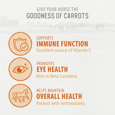 Show full view: Caledon Farms Carrot Slices Horse Treats, 11.5-oz bag slide 5 of 9