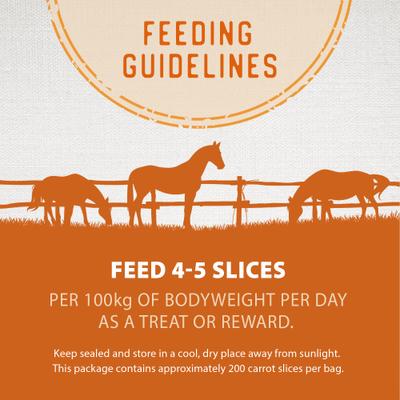 Show full view: Caledon Farms Carrot Slices Horse Treats, 11.5-oz bag slide 7 of 9