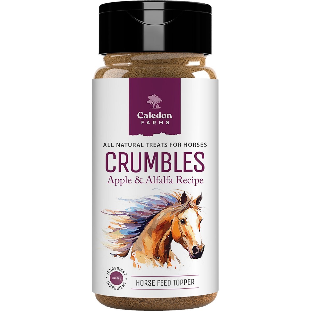 Caledon Farms Crumbles Apple & Alfalfa Recipe Horse Treats, 10.6-oz bag