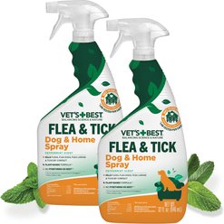 Vet’s Best Flea & Tick Home Spray for Dogs, 32-fl oz bottle, 2 count