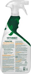 Vet's Best Flea & Tick Cotton Spice Scented Natural Home Spray for Dogs, 64-fl oz bottle, case of 2 slide 2 of 7