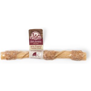 Wild Eats Wrapped Twisted Cheek Single Source High Protein Jerky Dog Chew Treats, 9-in roll, 1 count