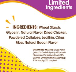 Nylabone Nubz Jumbo Bacon Hard Dog Chew Treats, 7 count slide 2 of 9