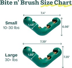 Woof Bite n' Brush Chicken Refill Large Dental Dog Chew Treats slide 2 of 8