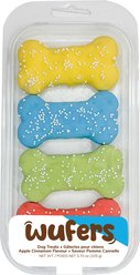 Wufers Summer Throw Me A Bone Cookies Crunchy Dog Treats, 3.8-oz, 4 count