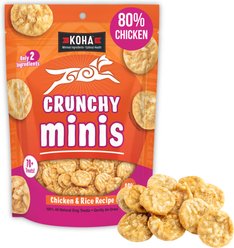KOHA Limited Ingredient Diet Chicken Flavored Crunchy Mini Dog Treats, 5-oz bag