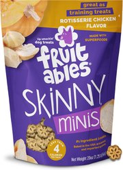 Fruitables Skinny Minis Rotisserie Chicken Flavor Soft & Chewy Dog Treats, 20-oz bag