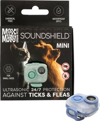 Max & Molly Soundshield Mini Ultrasonic Flea & Tick Repellent Collar Tag for Dogs & Cats, Ocean slide 1 of 7