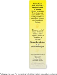 Rescue Remedy Sedative-Free Liquid Calming Supplement Dogs, 20-mL bottle slide 2 of 8