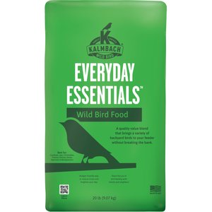 Kalmbach Feeds Everyday Essentials Wild Bird Food, Green, 20-lb bag