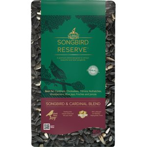 Kalmbach Feeds Songbird Reserve Songbird & Cardinal Blend Wild Bird Food, Green/Burgundy, 28-lb bag