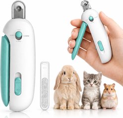FurriHop Adjustable Trimmer Small Animal Nail Clippers, Blue