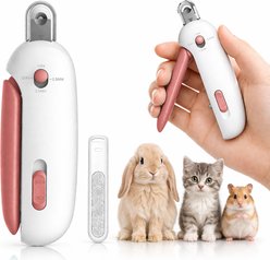 FurriHop Adjustable Trimmer Small Animal Nail Clippers, Pink slide 1 of 8