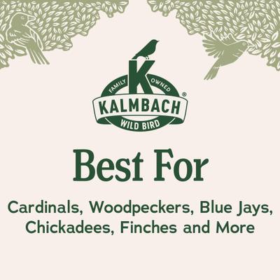 Show full view: Kalmbach Feeds Heritage Seeds Black Oil Sunflower Seeds Wild Bird Food Red, 20-lb bag slide 3 of 7
