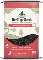 Kalmbach Feeds Heritage Seeds Black Oil Sunflower Seeds Wild Bird Food Red, 20-lb bag