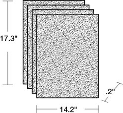 Honeywell HPA300 Series Extra-Large Room HEPA Air Purifier Pre-filter, 4 count slide 2 of 9