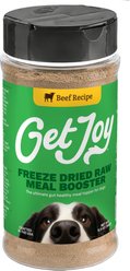 Get Joy Freeze-Dried Raw Beef Booster Food Topping, 5.5-oz shaker