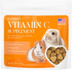 Lafeber Vitamin C Pellet Supplement for Guinea Pigs & Rabbits, 3.5-oz bag