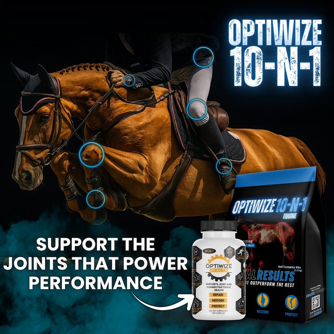 OPTIWIZE 10-N-1 Equine Powdered Joint Supplement, 4-lb bag - Chewy.com