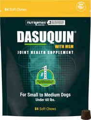 Nutramax Dasuquin Hip & Joint Soft Chews Joint Supplement for Small & Medium Dogs, 84 count