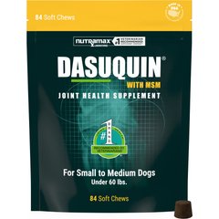 Nutramax Dasuquin Hip & Joint Soft Chews Joint Supplement for Small & Medium Dogs, 84 count