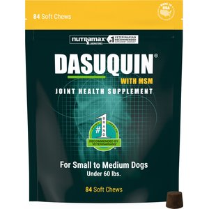 Nutramax Dasuquin Hip & Joint Soft Chews Joint Supplement for Small & Medium Dogs, 84 count