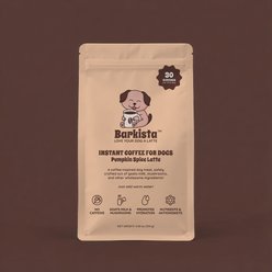 Barkista Pumpkin Spice Latte Instant Coffee Dog Treat, 5.43-oz bag