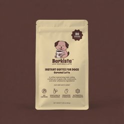 Barkista Caramel Latte Instant Coffee Dog Treat, 5.63-oz bag