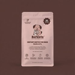Barkista Mocha Latte Instant Coffee Dog Treat, 5.36-oz bag