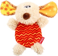 Gigwi Replacement Squeaky Plush Dog Toy, Orange