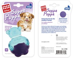 Gigwi Suppa Puppa Bear TPR Squeaky Chew Dog Toy, Blue slide 2 of 7