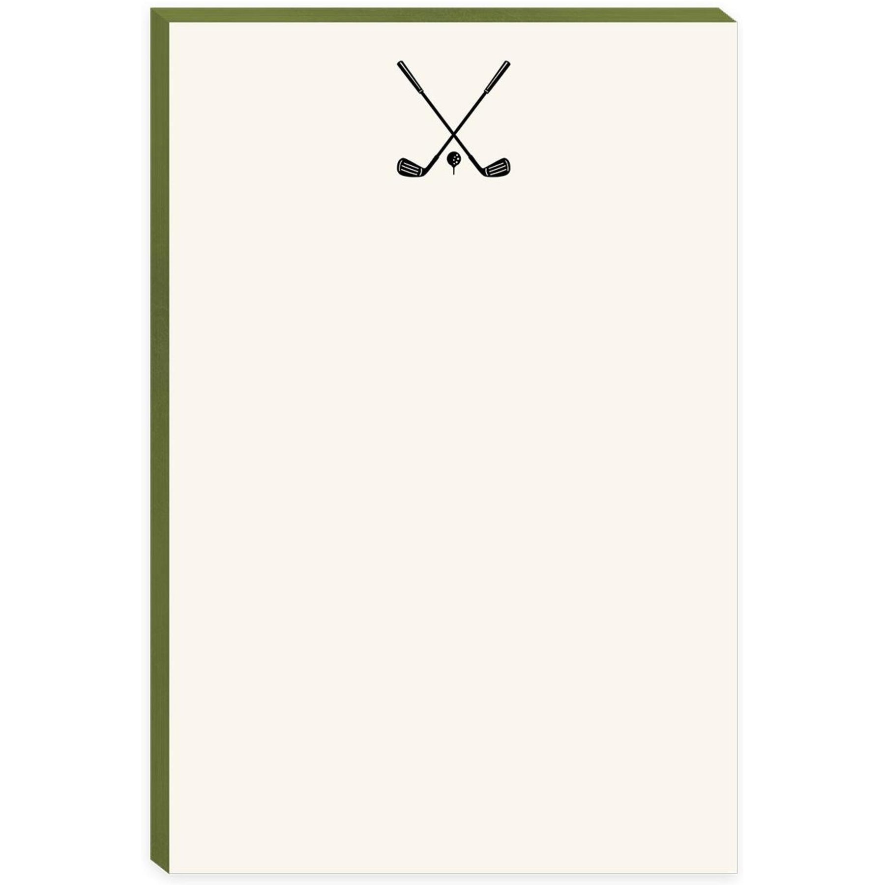 Sporting Goods Golf Notepad
