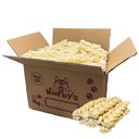 Woofleys 6-in Buffalo Beef Cheek Braids Dog Natural Chew Treats, 50 count