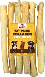 Woofleys 12-in Pure Collagen Dog Natural Chew Treats, 8 count
