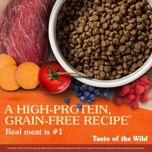 Taste of the Wild High Prairie Puppy Formula Grain-Free Dry Dog Food, 28-lb bag