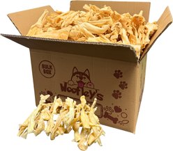 Woofleys 6-in Lamb Cheek Strips Dog Natural Chew Treats, 2-lb