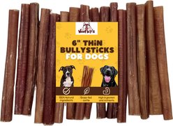 Woofleys 6-in Small Bully Sticks Dog Treats, 25 count