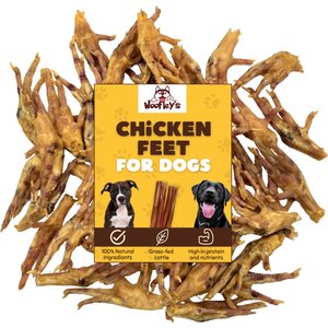 Woofleys Chicken Feet Dog Natural Chew Treats, 30 count