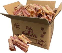 Woofleys 6-in Beef Trachea Dog Natural Chew Treats, 40 count