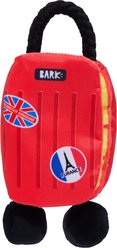 BARK Bone Voyage Luggage Squeaky Plush Dog Toy, Red