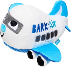 BARK Hugo Air Jet Squeaky Plush Dog Toy, White slide 1 of 8