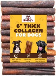 Woofleys 6-in Collagen Stick Extra Thick Dog Natural Chew Treats, 18 count slide 1 of 7
