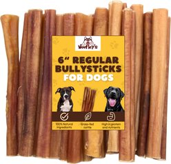 Woofleys 6-in Bully Sticks Dog Treats, 40 count slide 1 of 7