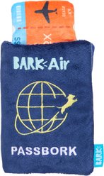 BARK Air Passbork Squeaky Plush Dog Toy, Blue