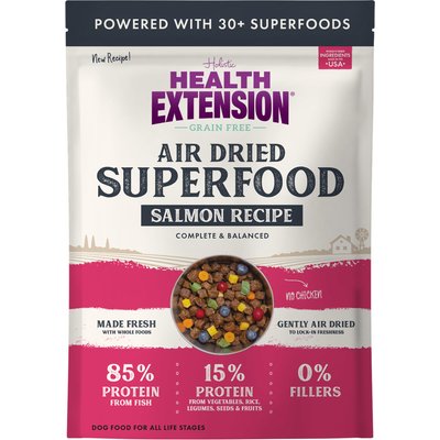 Health Extension Health Extension Salmon Recipe Non-GMO Air-Dried Dog Food, 12-oz bag
