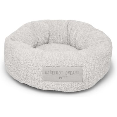 Barefoot Dreams Barefoot Dreams CozyChic Round Dog Bed, Pearl/Silver, Large