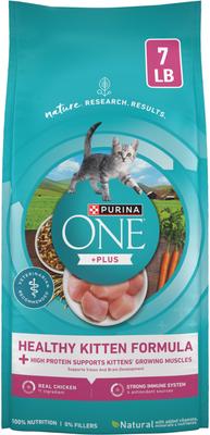 Purina ONE Healthy Kitten Formula Dry Cat Food (Free Shipping) | Chewy